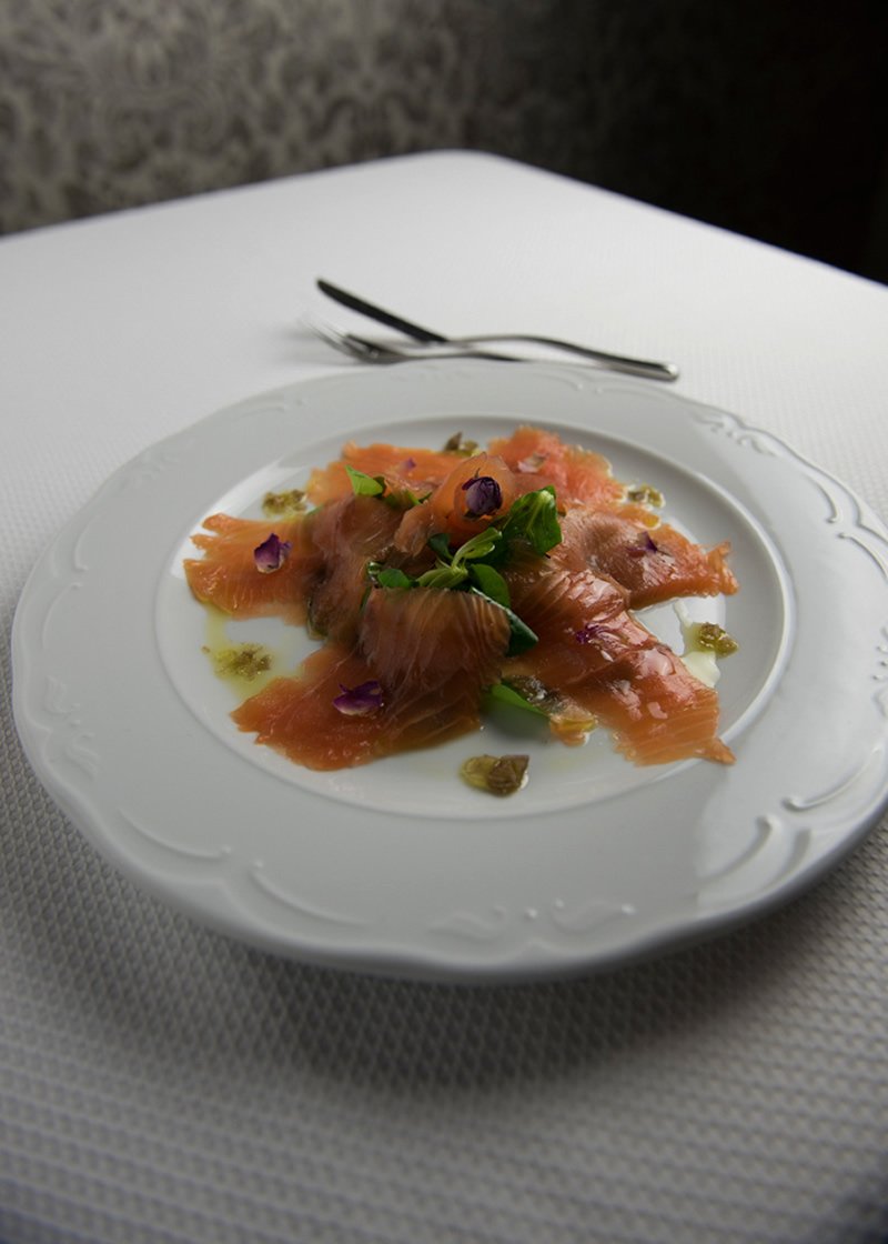 Salmone marinato